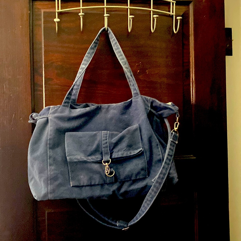 Kinies Handmaid originals bag. Denim and cotton. Large size. Tons of pockets